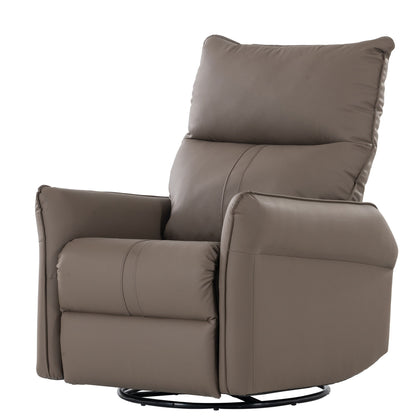 360° Modern Small Rocking Swivel Recliner Chair With Side Pocket