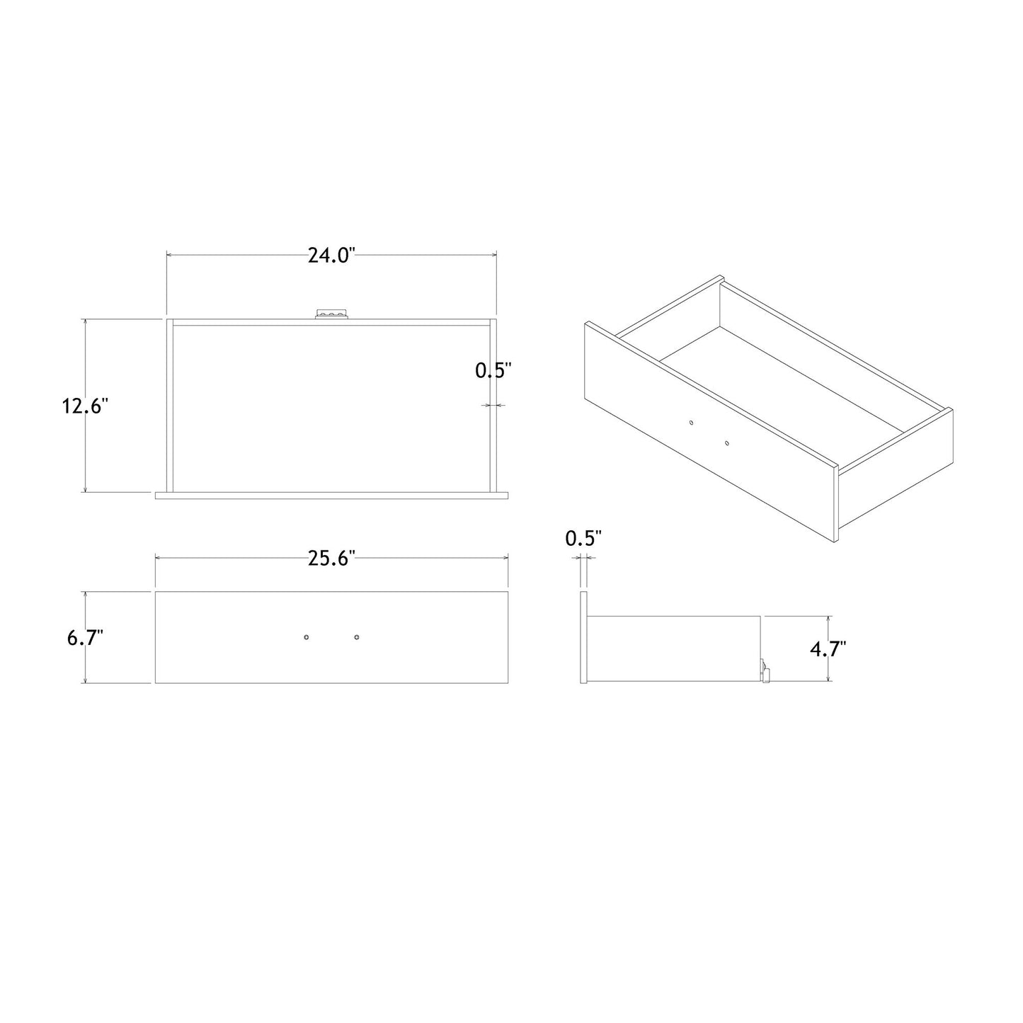 Charlston - Dresser With LED