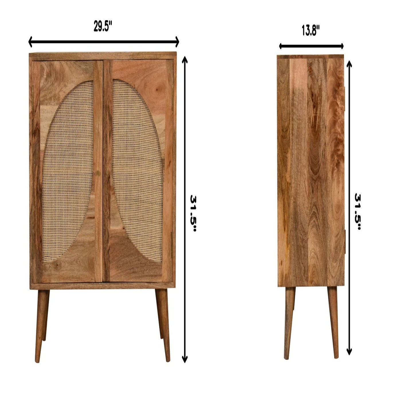 Close Knit Leaf Cabinet - Oak