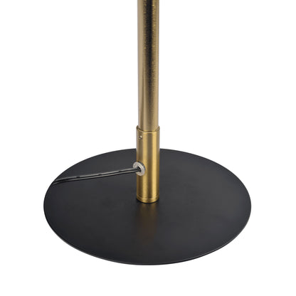 Dimond - LED Table Lamp With On / Off Switch Round Base - Black / Gold