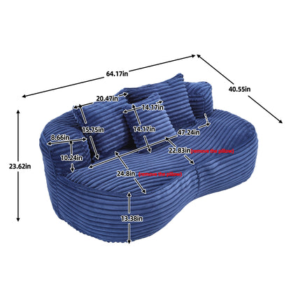 Bean Bag, Lazy Sofa Comfort Lounger High Back Chair