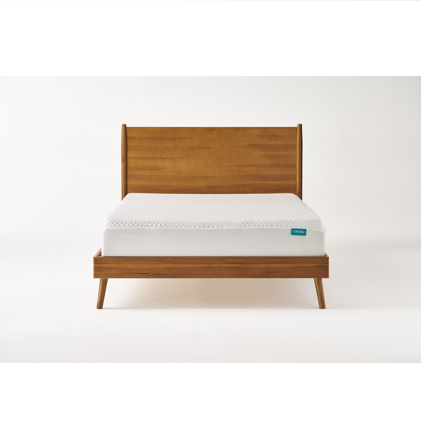 Okioki - Mid-Century Wood Bed