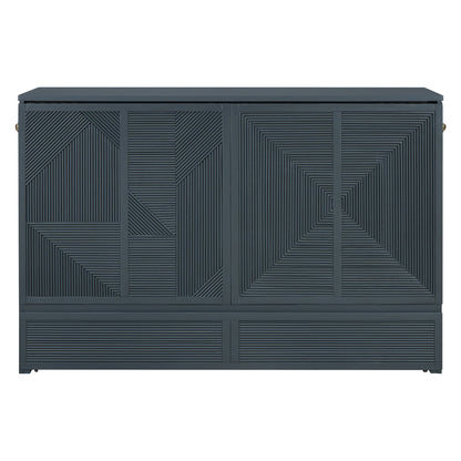 Murphy Bed With Large Drawer, USB Ports And Outlets