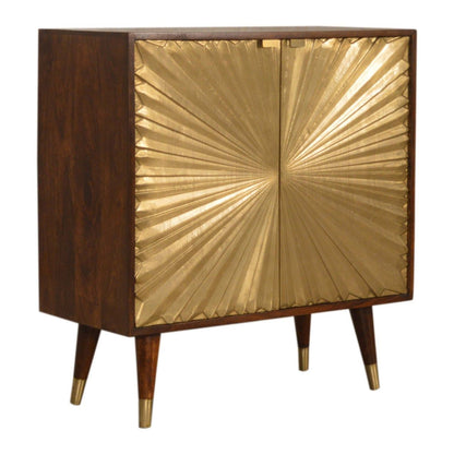 Manila - Cabinet - Gold / Brown