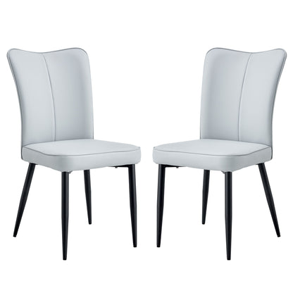 Modern Minimalist Dining Chairs (Set of 2)