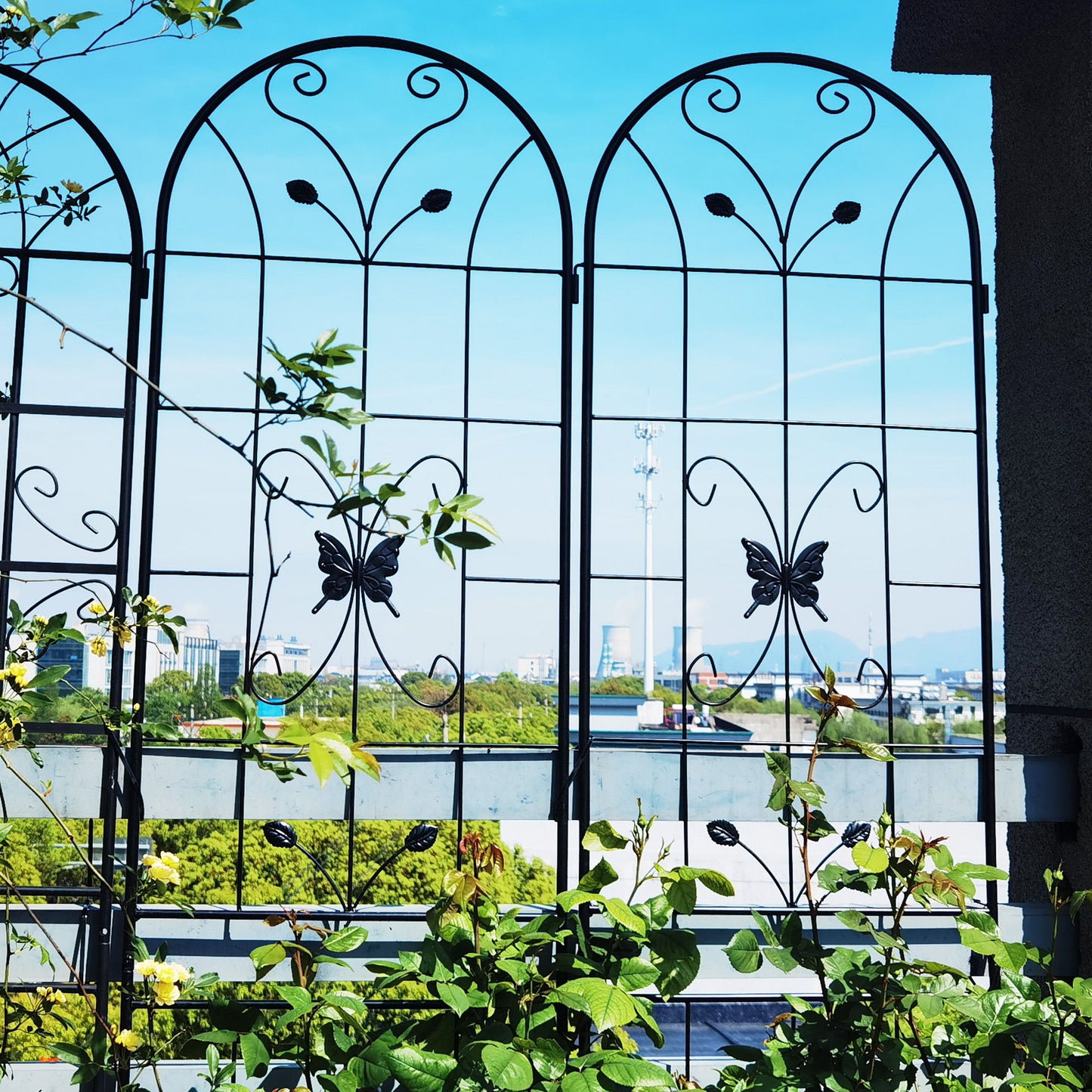 Garden Metal Trellis Rustproof Trellis For Climbing Plants Outdoor Flower Support