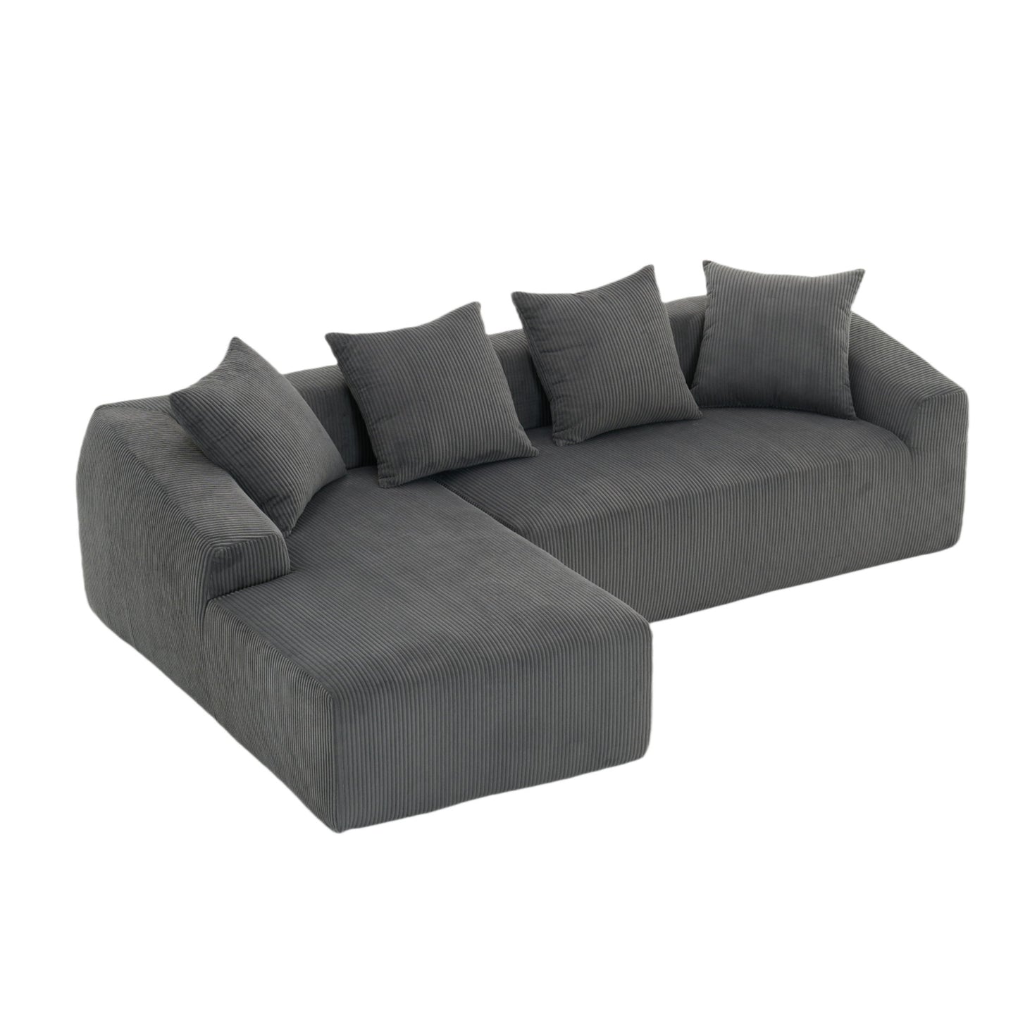 Combined 3 Seater Sofa With 4 Pillows