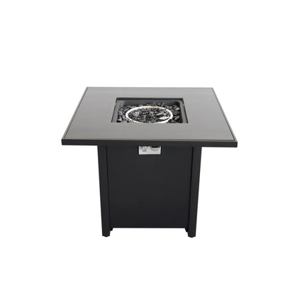 Outdoor Fire Pit For Outdoor Home Garden Backyard Fireplace - Black