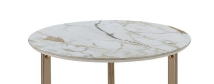 Aziz - Sintered Stone Top Round Coffee Table