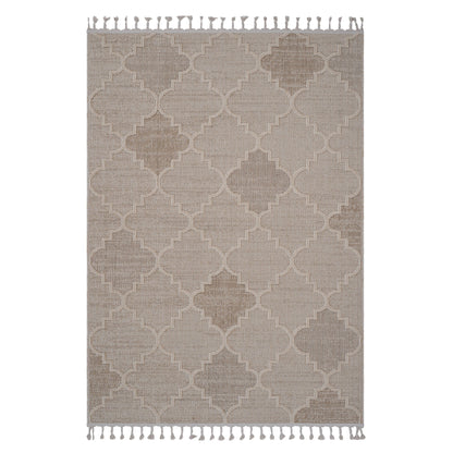 Guros - 6' X 9' Trellis Indoor / Outdoor Area Rug - Cream