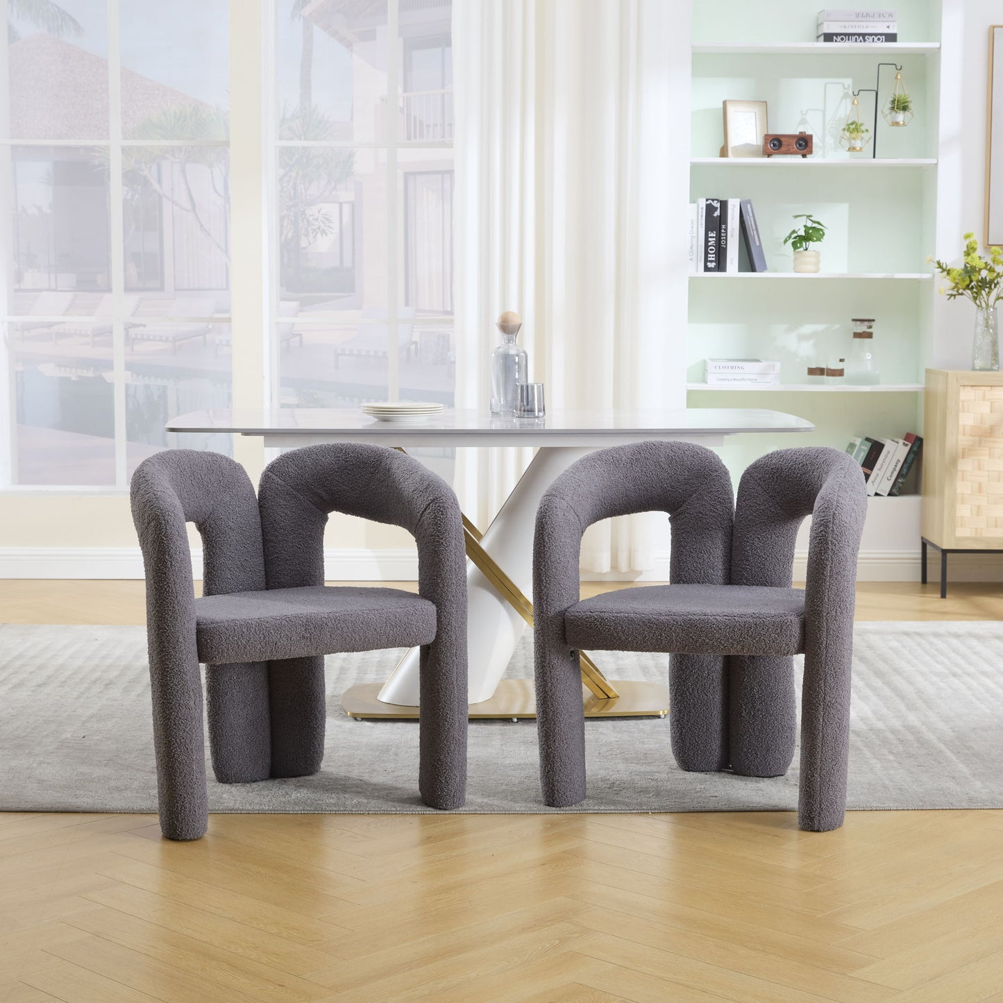 Coolmore Contemporary Designed Accent / Dining Chair With Armrests
