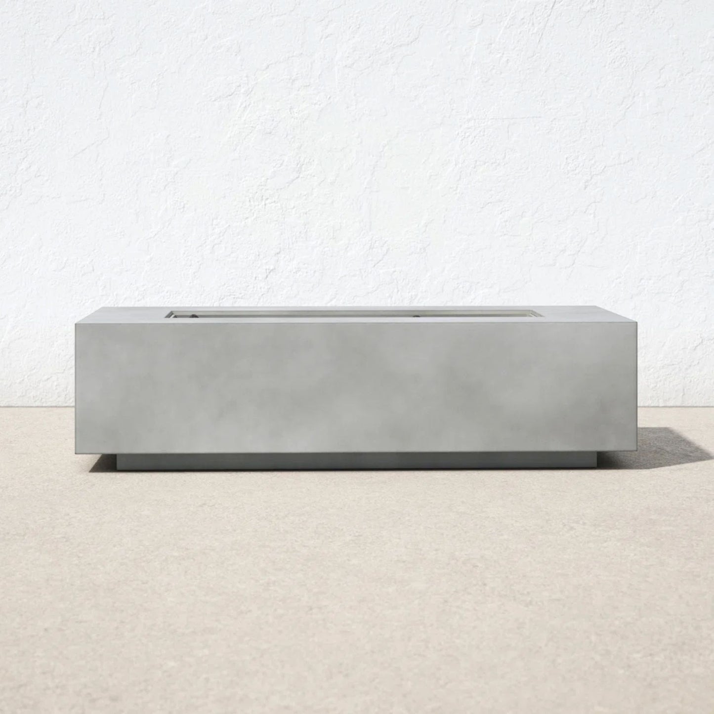 Modern Concrete Design Propane Outdoor Fire Pit Table