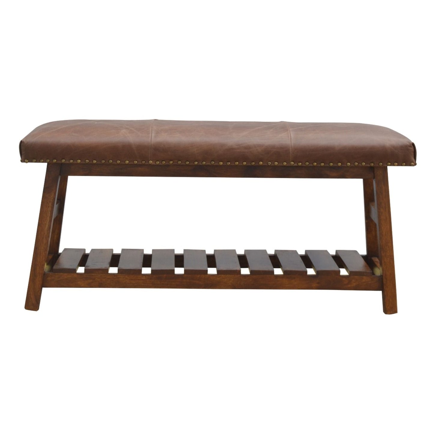 Buffalo - Hide Hallway Bench - Brown