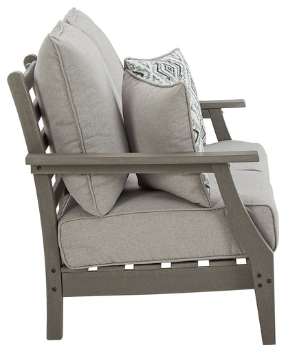 Visola - Loveseat w/Cushion - Gray
