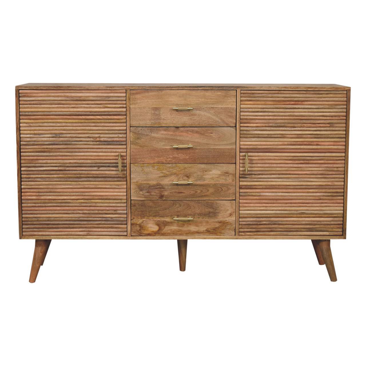 Soba - T Bar Large Nordic Chest - Oak