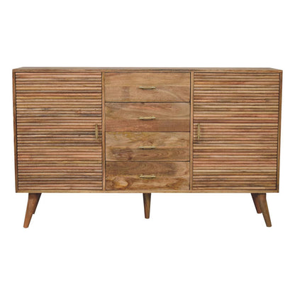 Soba - T Bar Large Nordic Chest - Oak