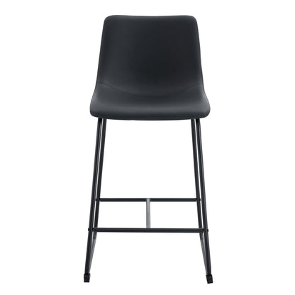 Retro Bar Chairs, Comfortable Stools (Set of 2)