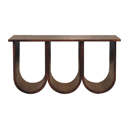 Triple Open Style Coffee Table - Beige / Brown