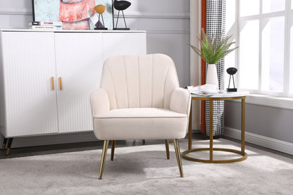Modern Mid-Century Chair Tufted Sherpa Armchair For Living Room Bedroom Office