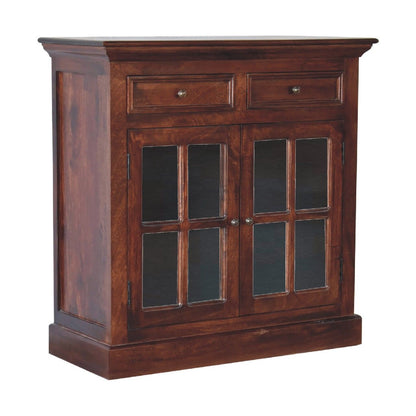 Glazed Cabinet - Cherry