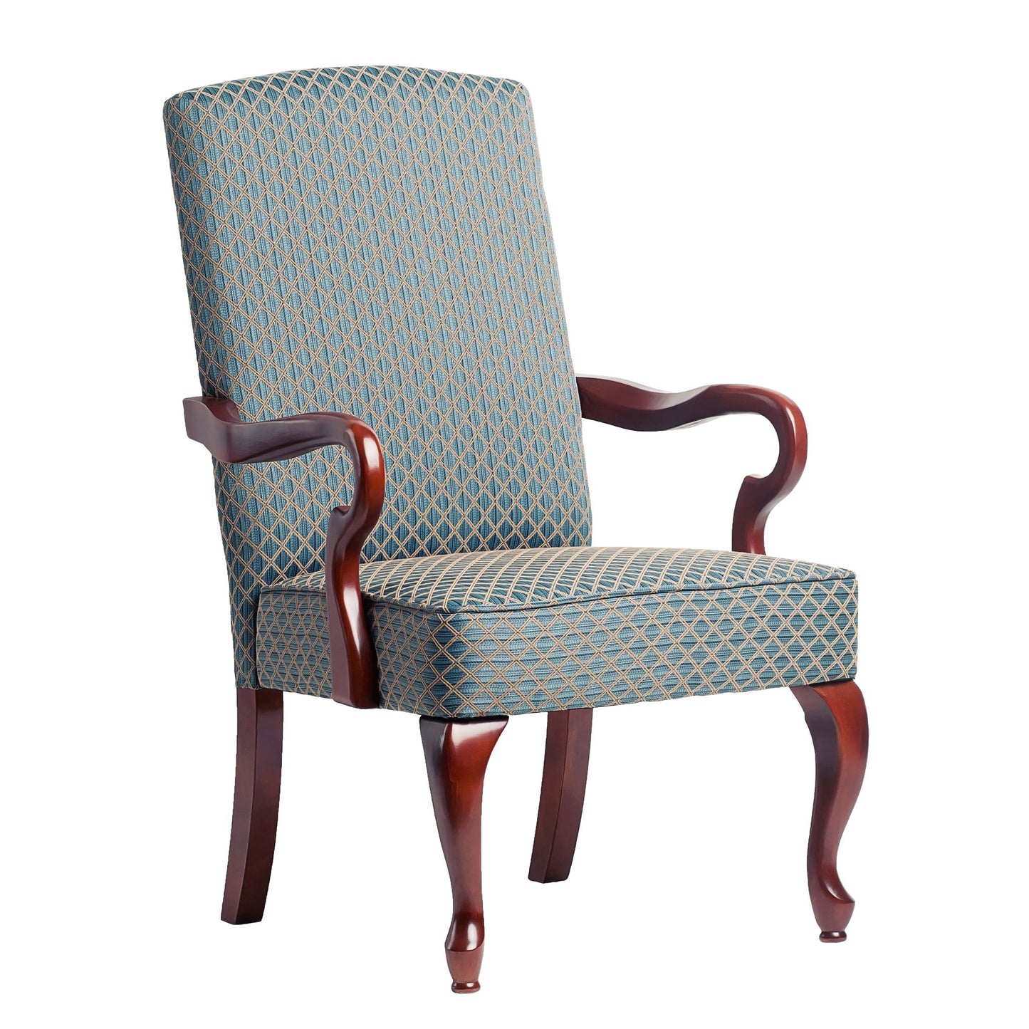 Delaney - Elegant Gooseneck Arm Chair With High Back