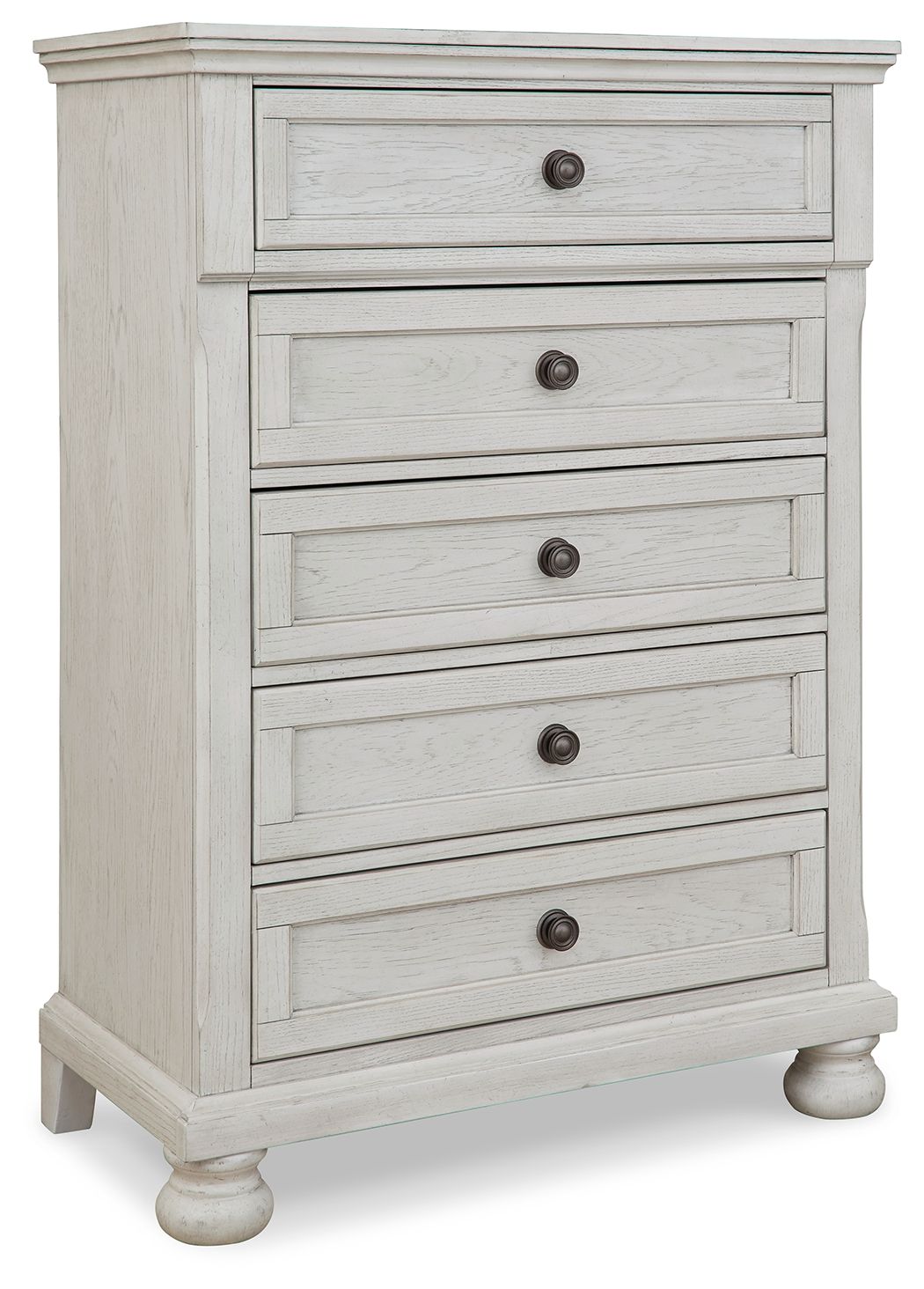 Robbinsdale - Five Drawer Chest - Youth - Antique White