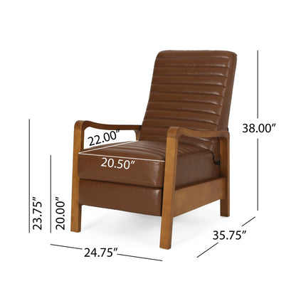 Contemporary Manual Club Recliner