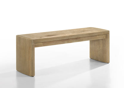 Magnus - Wide Dining Bench - Wooden Oak