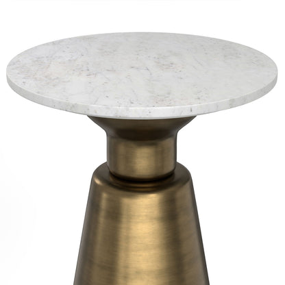 Leyla - Side Table - Antique Brass