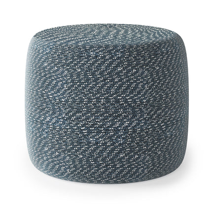 Bayley - Versatile Round Braided Pouf