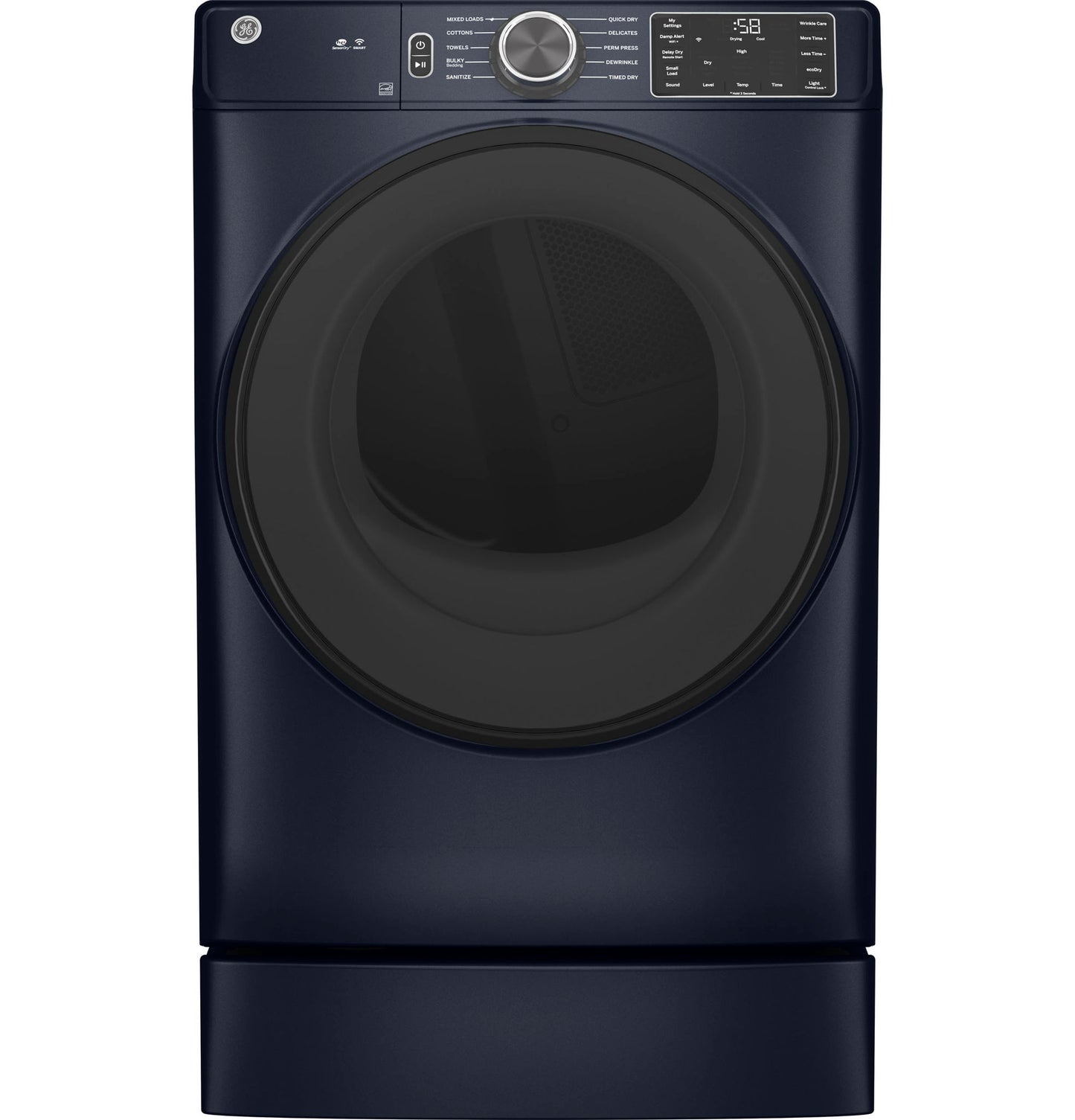 GE 7.8 Cubic Foot Front Load Electric Dryer - Sapphire Blue