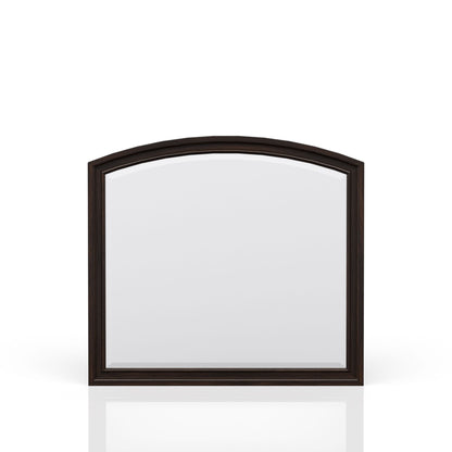 Elegant Design Mirror - Dark Cherry