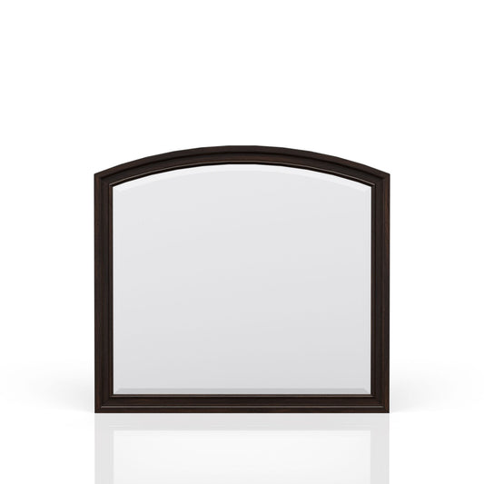 Elegant Design Mirror - Dark Cherry