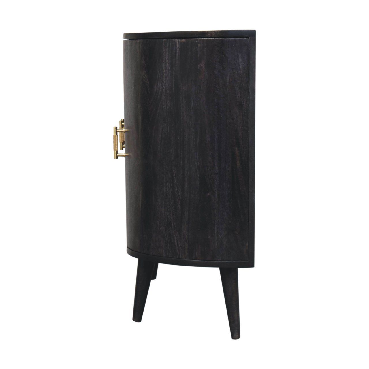 Quad - T Bar Cabinet - Ash Black