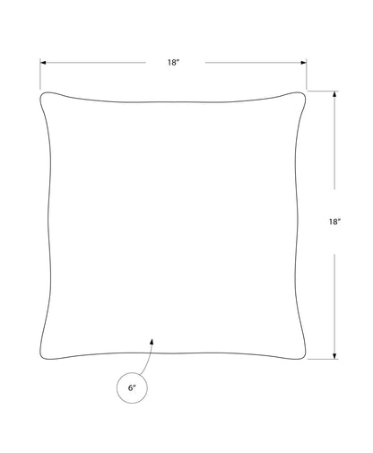 Pillows, Square, Insert Included, Decorative Throw, Hypoallergenic