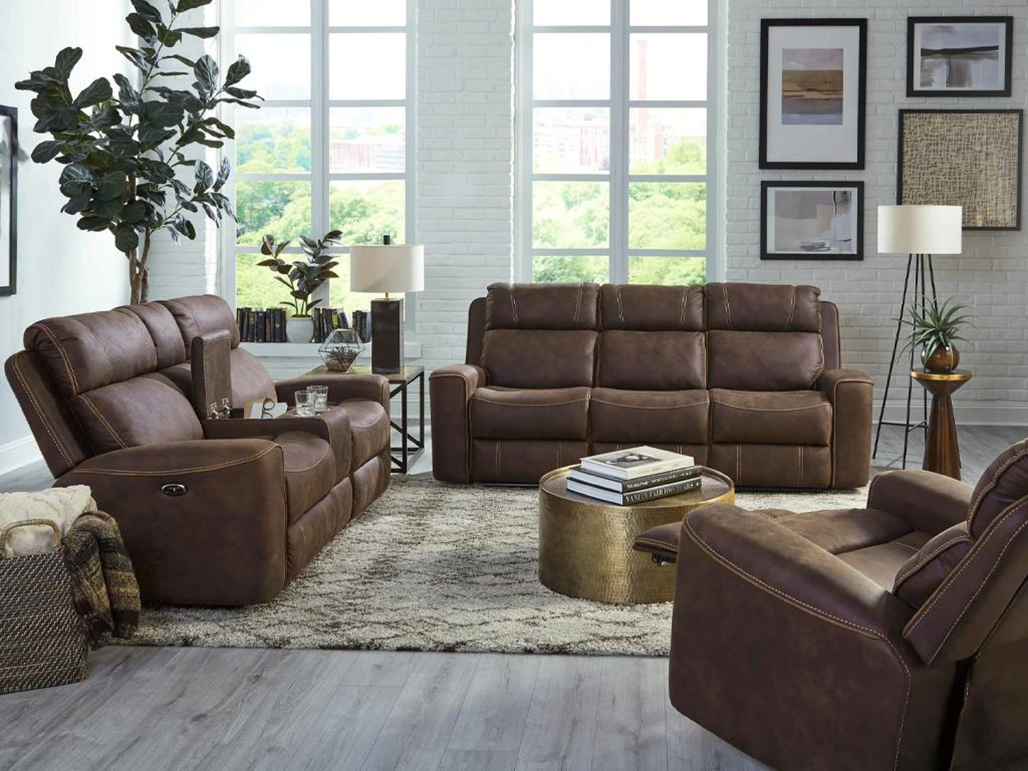 Behold Telluride - Power Rocker Recliner - Chocolate