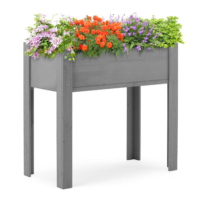 Raised Garden Bed With Legs, Elevated Planter Box For Outdoor Plants