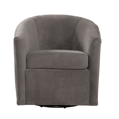 Oaklynn - Barrel Style Swivel Accent Chair