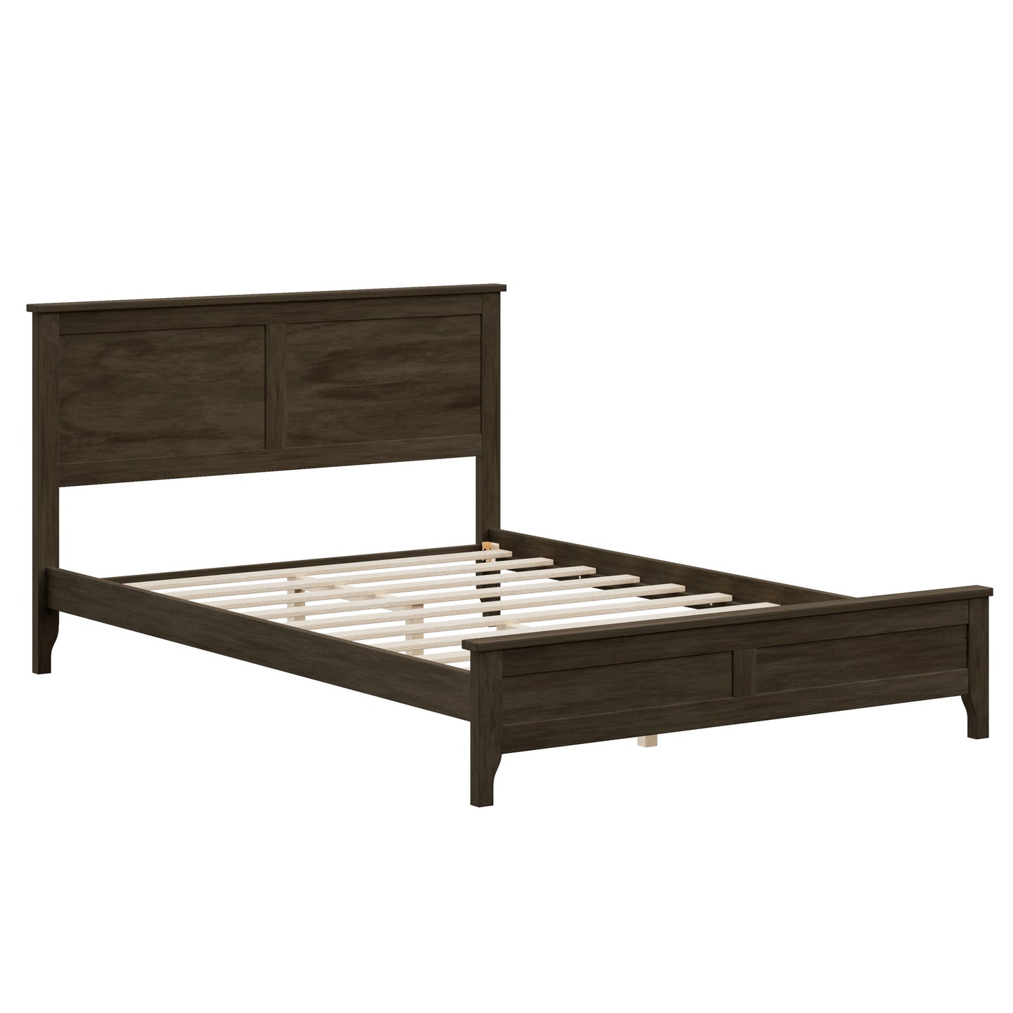 Modern Solid Wood Platform Bed