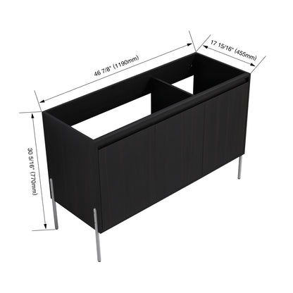 Freestanding Bathroom Vanity & Soft Close Cabinet Doors