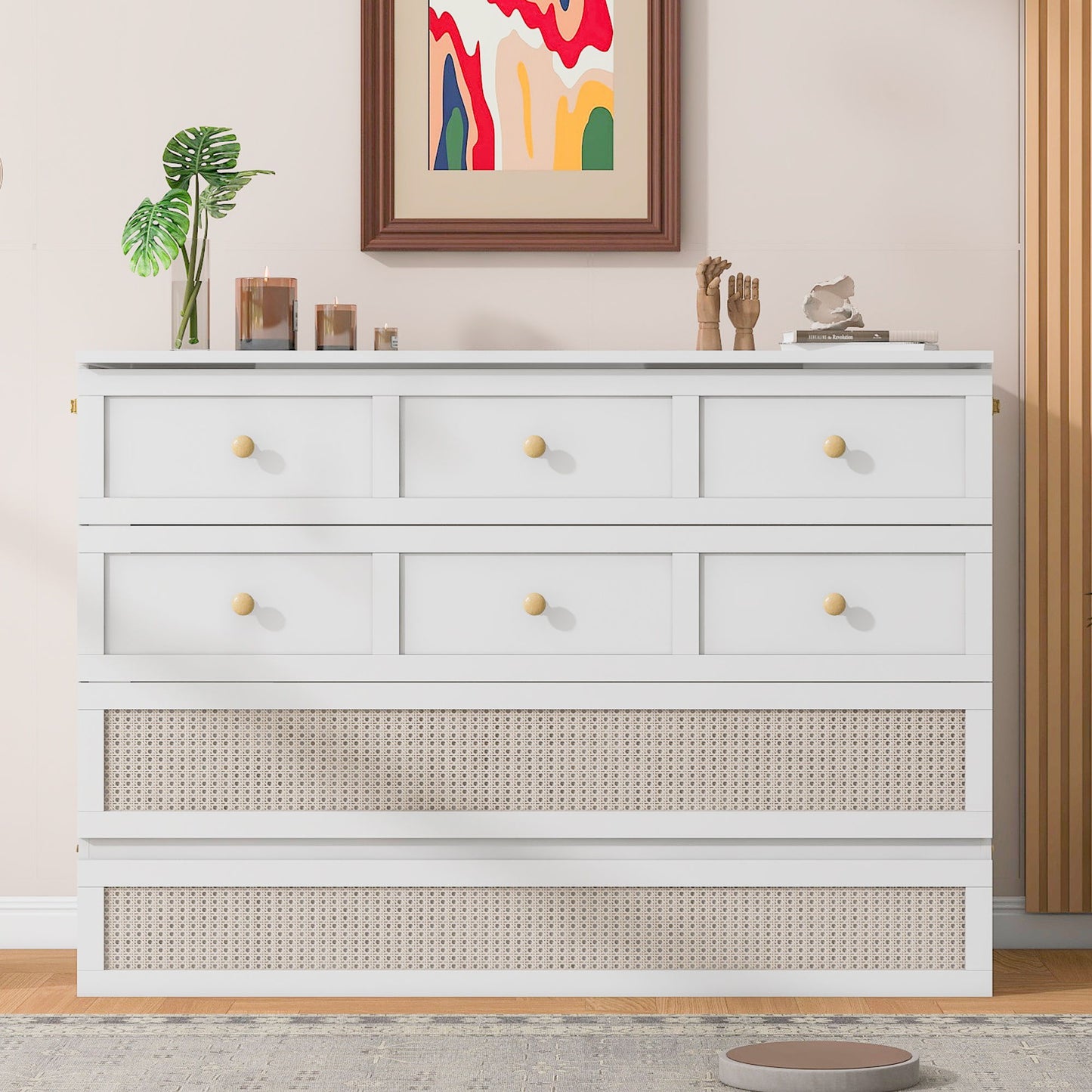 Murphy Bed With Large Drawers, Space Saving Design