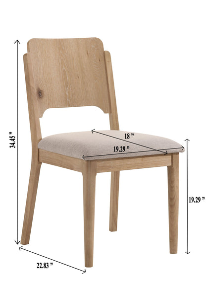 Arden - Side Chair (Set of 2) - Light Brown / Gray