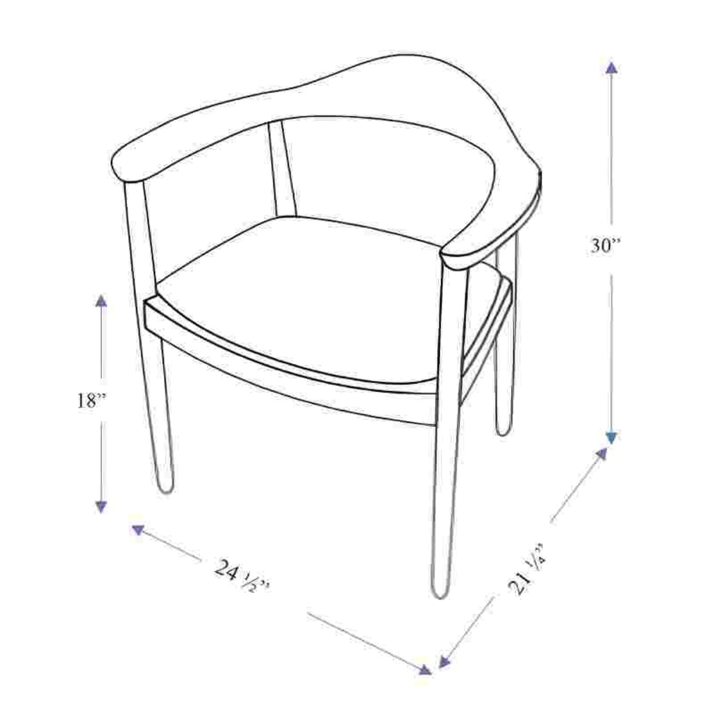 Kelly - Mid-Century Modern Dining Chair