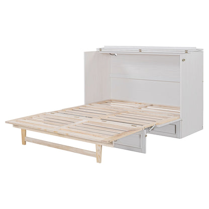 Murphy Bed With Large Drawers And Stylish Design