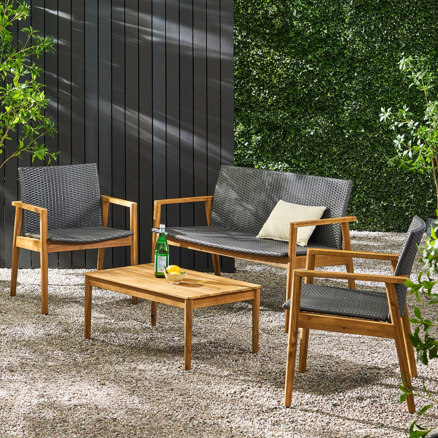 Bryan - Chat Set Outdoor Furniture Frame - Teak