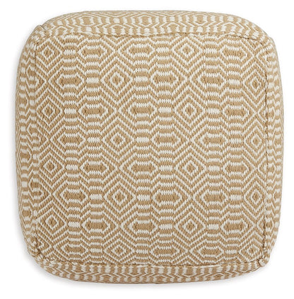 Adamont - Pouf - Tan / Ivory