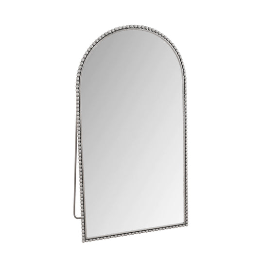 Arch Retro Full Length Mirror With Supporting Feet - Silver