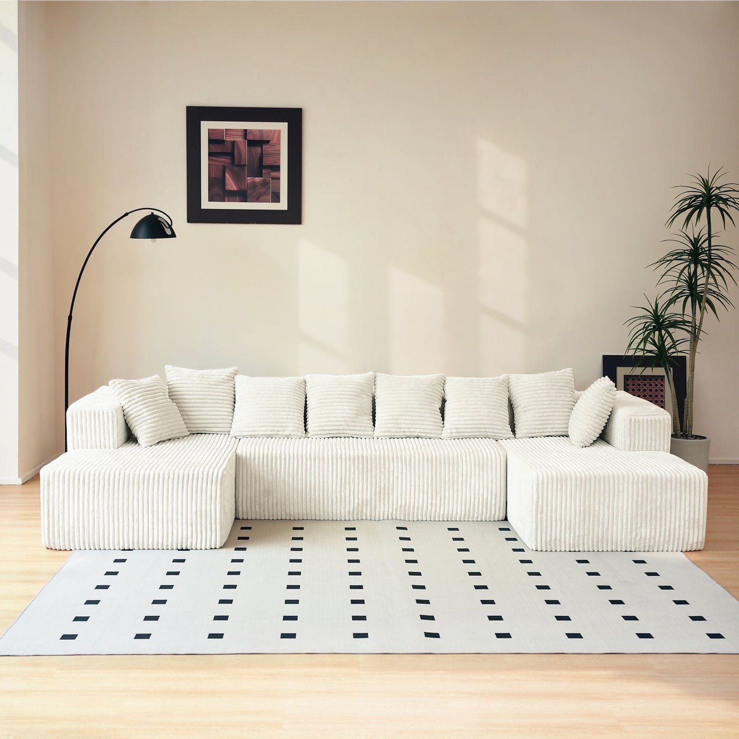 Modular U Shaped Sectional Sofa